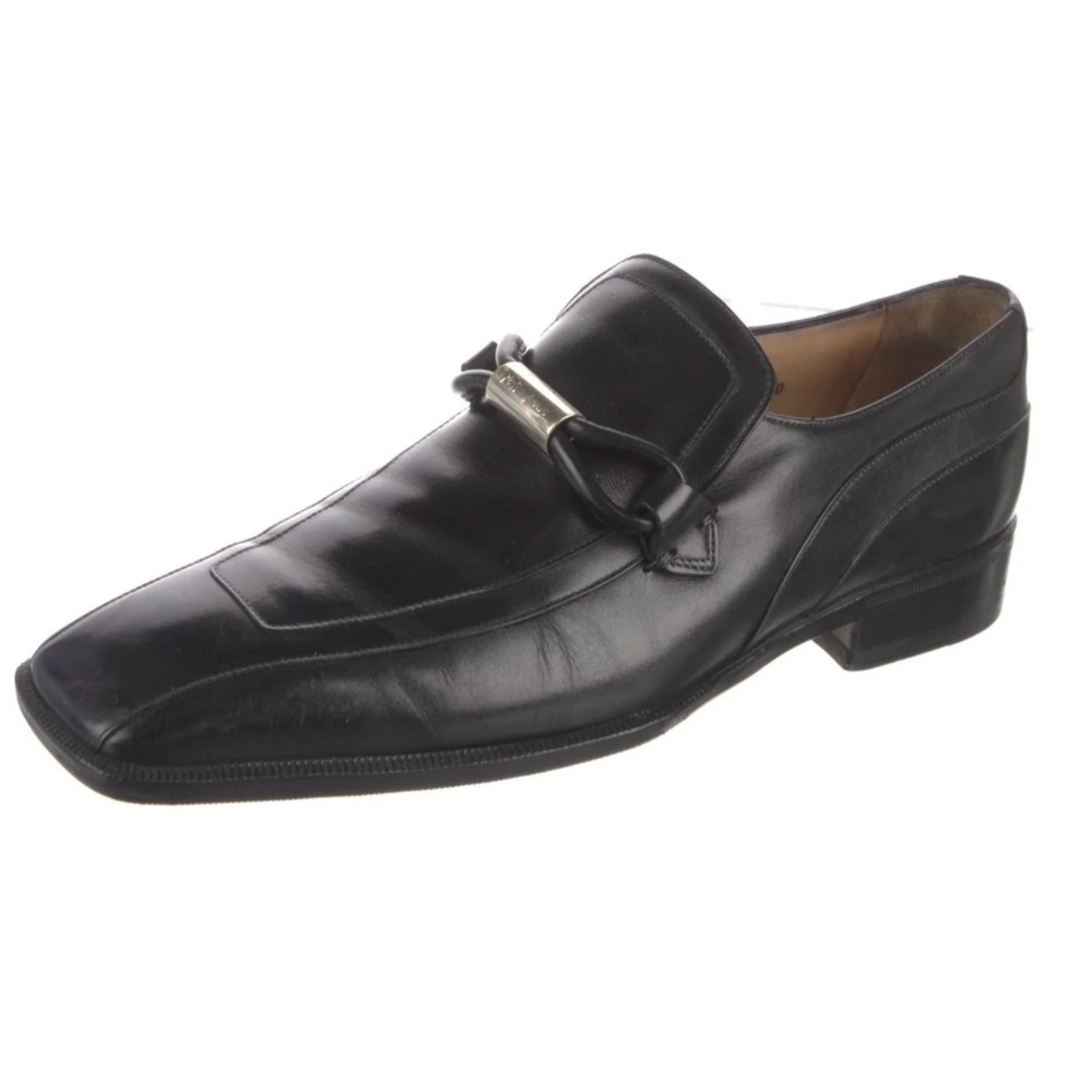 Yves Saint‎ Laurent Black Loafers Size 42 USA 9